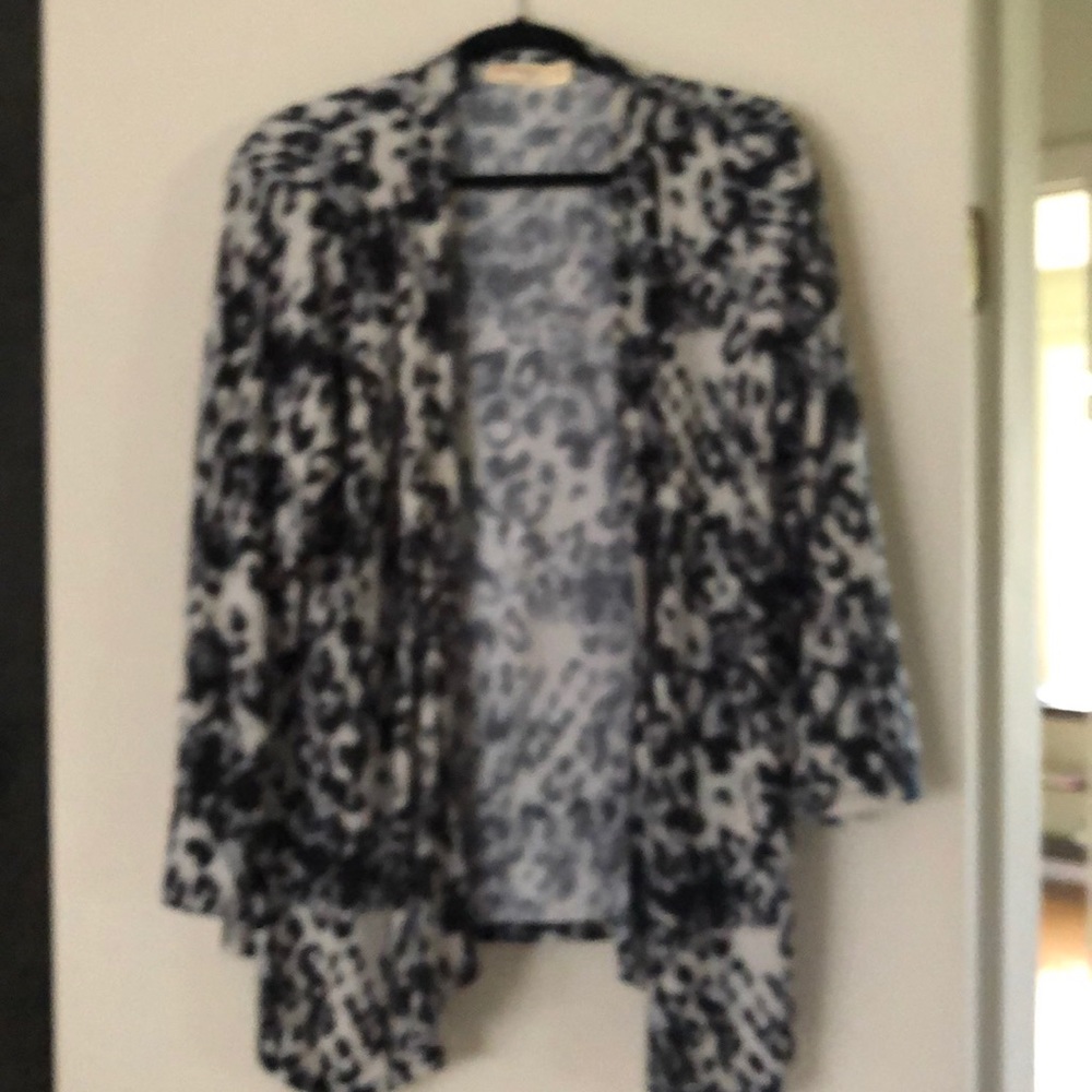 Leopard print cardigan